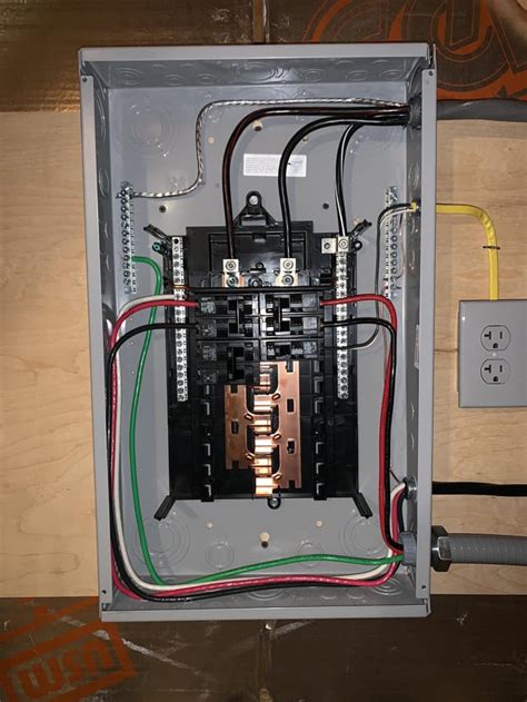 alternatve to a sub panel electrical box|exterior sub panel breaker box.